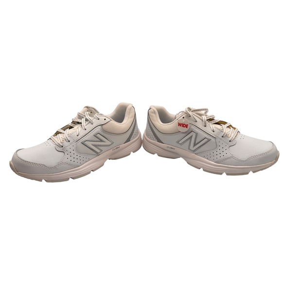 New Balance 411v1 Womens 8.5 Narrow Walking Shoes White WA411LW1 CUSH+ NEW - Picture 2 of 7